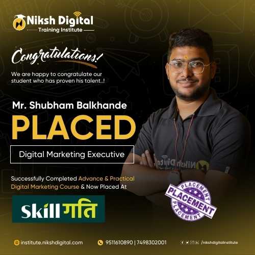 Placed Digital Marketing Student