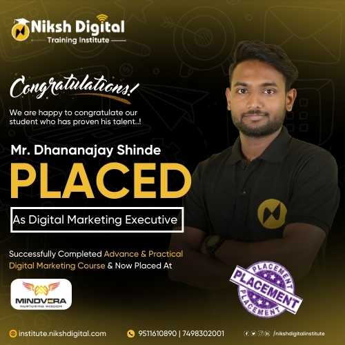 Placed Digital Marketing Student